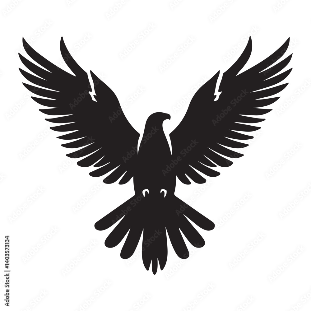 Obraz premium eagle with wings vector