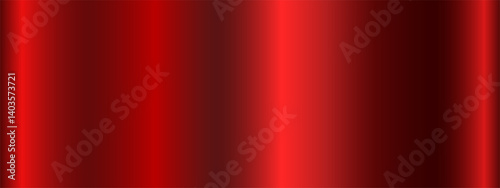 Metallic red with a gradient. A banner with a metallic gradient texture. Vector illustration.