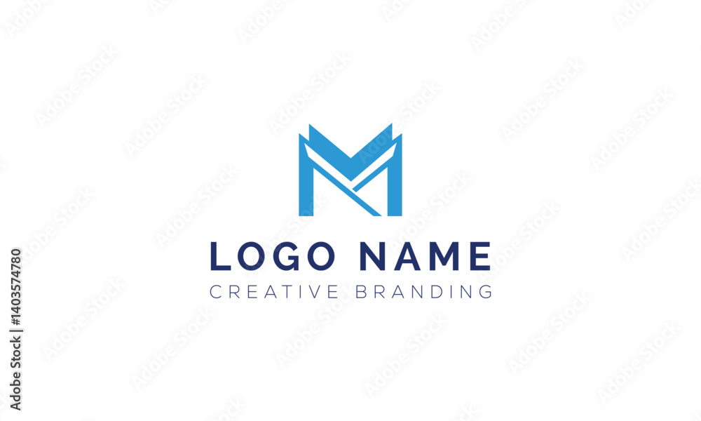 Minimalist M Logo for Branding and Identity. Minimalist M Logo for Branding and Identity.