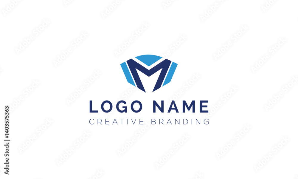 Minimalist M Logo for Branding and Identity. Minimalist M Logo for Branding and Identity.