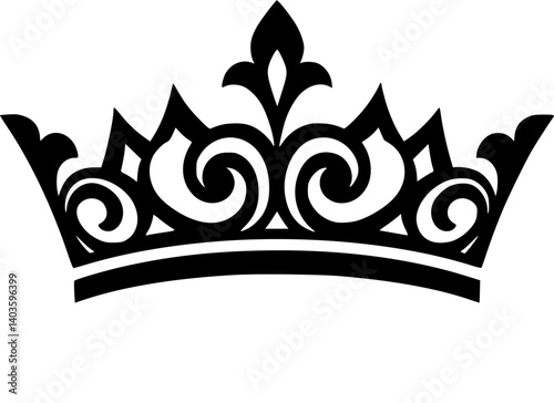 tiara logo icon design vector
