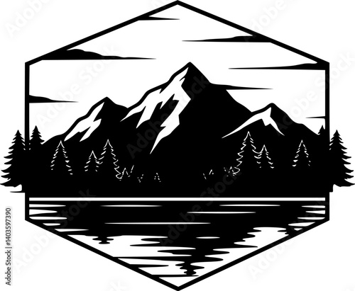 camping tent silhouette
