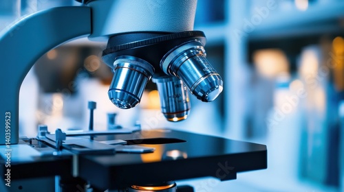 Wallpaper Mural High-powered Microscope for Scientific Research Torontodigital.ca