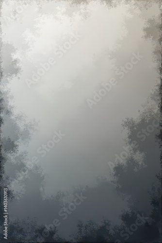Misty Grey Border Fade
