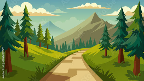 The perfect setting for a scenic hike as the pinescented forest invites and embraces explorers.