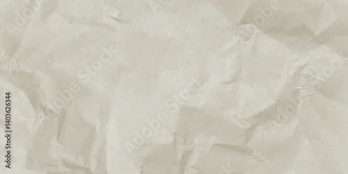 Brown crumpled paper floor background  Gray grunge surface empty parchment sheet  texture wrinkled wall pastels book cover paint top view 