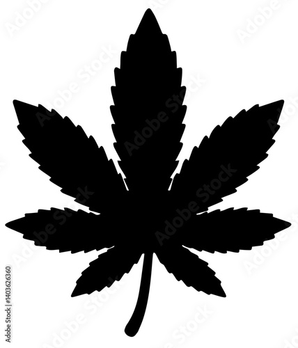 cannabis leaf vector