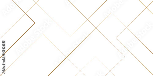 Abstract background golden square stock line background. abstract artistic of geometric background Gold gradient abstract seamless vector pattern. Minimal style website banner, decoration Vector.	