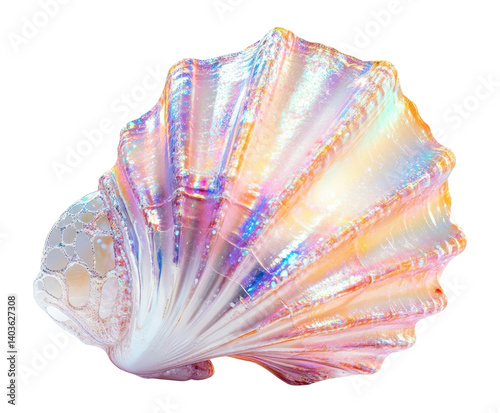 Obraz na płótnie PNG Pearl shell seashell beach invertebrate. w salonie