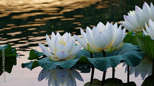 The Elegant Lotus Flowers