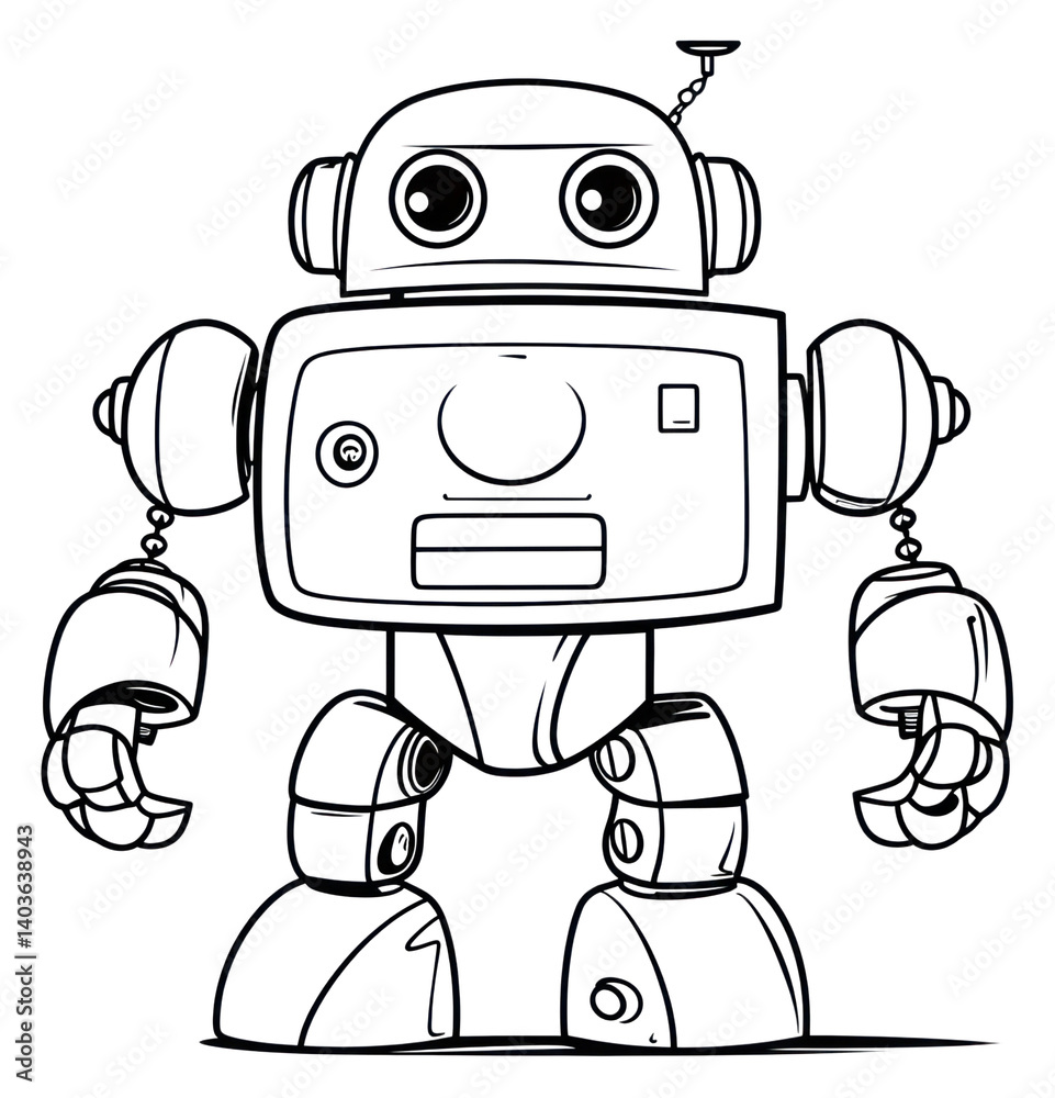 PNG Robot robot sketch technology.