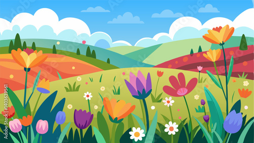 On the prairie in spring a lush carpet of colorful wildflowers replaces the earthtone grasses of winter.