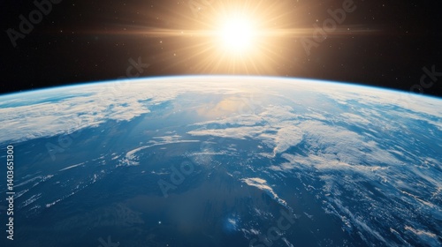A massive solar engineering project earth orbit gigapixel satellite array space aerial view innovative technology