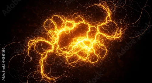 Intense Glowing Electrical Discharge with Energy Plasma Effect