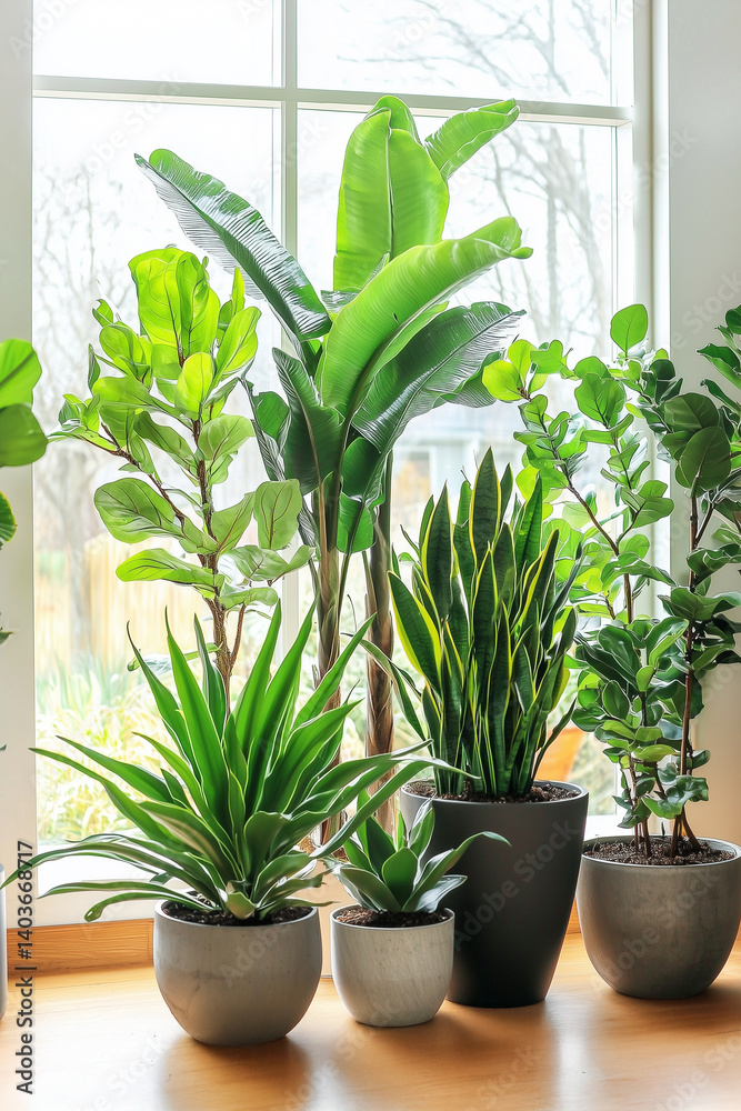 Fototapeta premium green plant in a pot