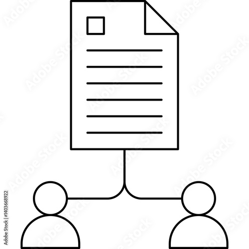 File Sharing icon single vector illustration