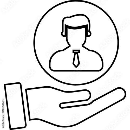 Benefits, Care, and Employee Icons – Workplace Well-being and Employee Support Symbol Set