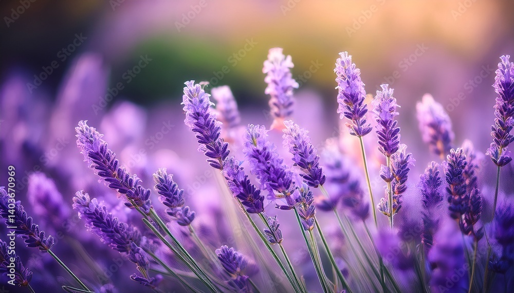 Fototapeta premium close up of lavender flower in the garden