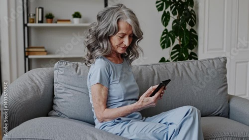 The Woman with Smartphone