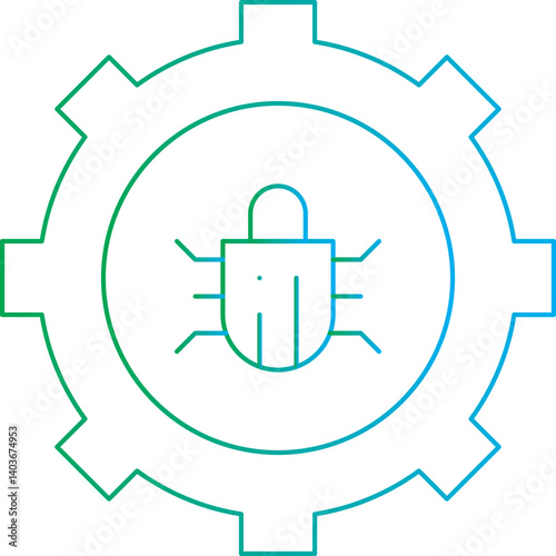 Bug Fixing icon single vector illustration