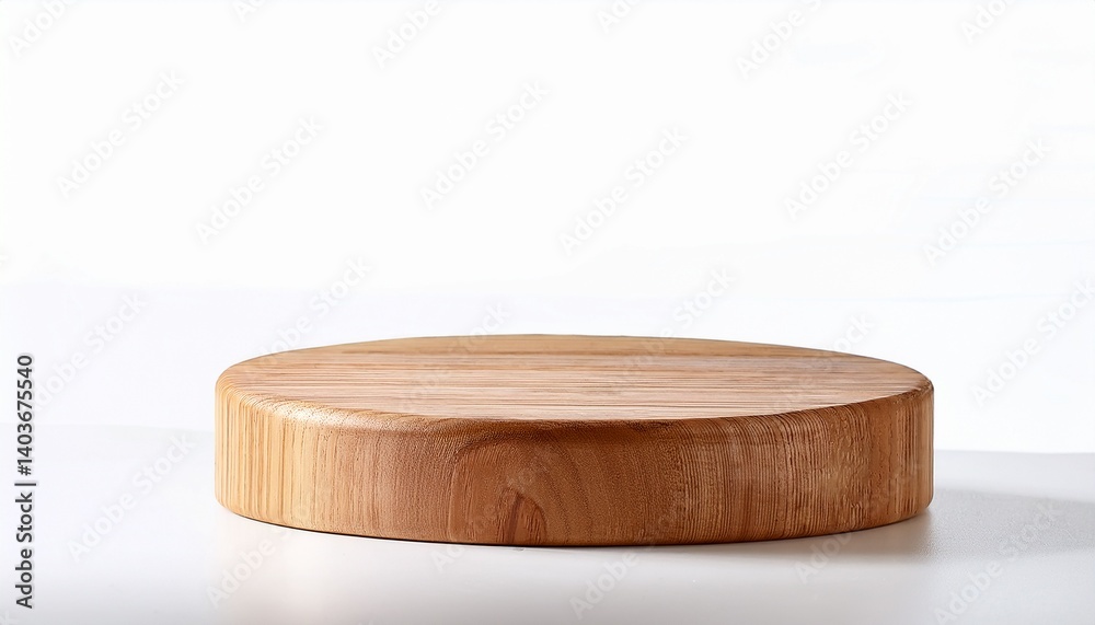wooden podium for cosmetic product display isolated on white background wooden podium for cosmetic product display isolated on white background