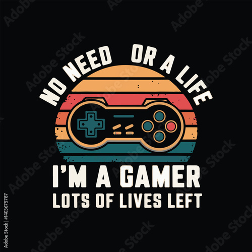 Gaming t shirt design