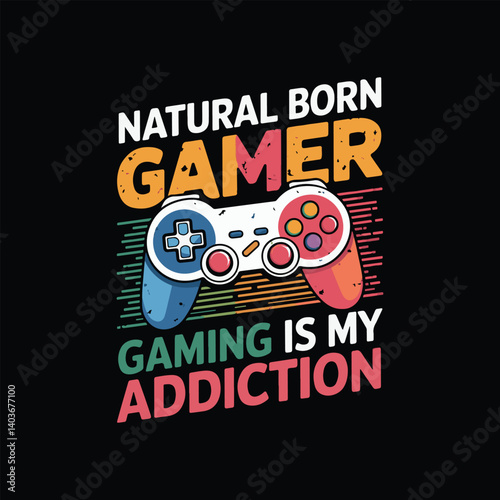 Gaming t shirt design