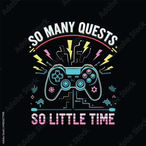 Gaming t shirt design