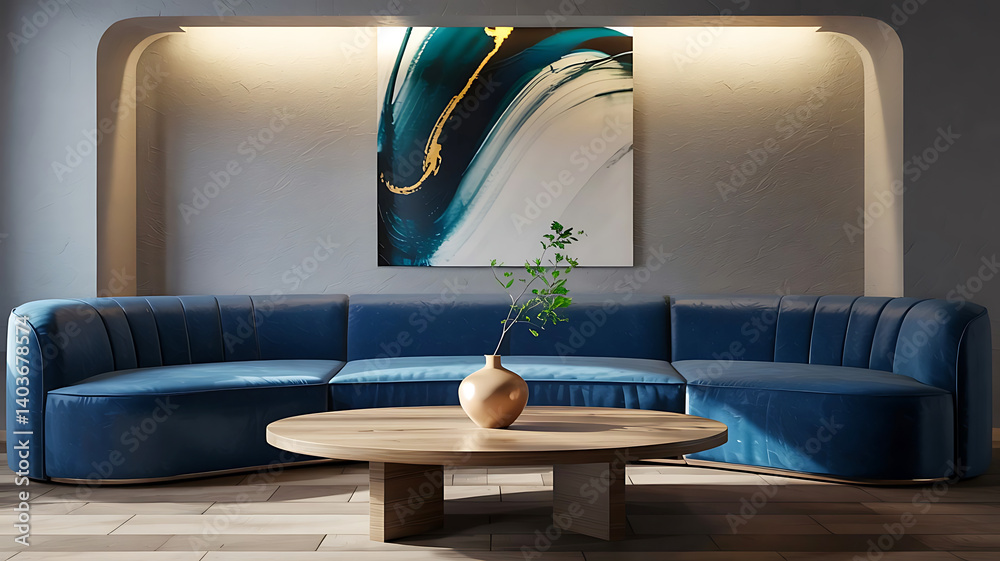 custom made wallpaper toronto digitala 3d rendering of a living room interior