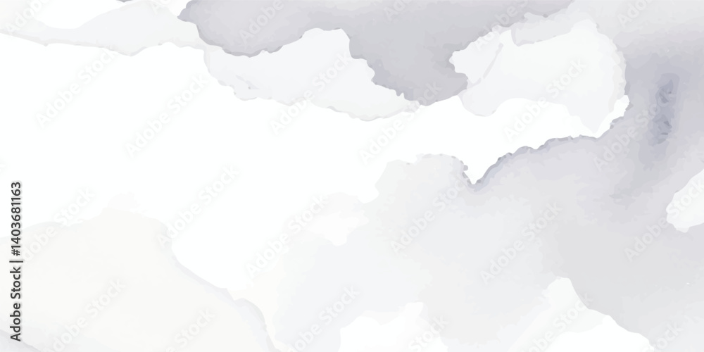 Abstract Cloudy Texture in Gray and White with Gentle Watercolor Transitions, Delicate Watercolor Background with White Paper Texture and Cloud-Like Patterns Abstract Cloudy Texture in Gray and White with Gentle Watercolor Transitions, Delicate Watercolor Background with White Paper Texture and Cloud-Like Patterns
