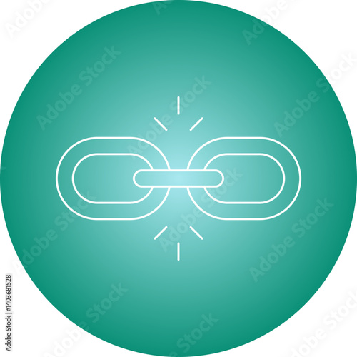 Link Building icon single vector illustration