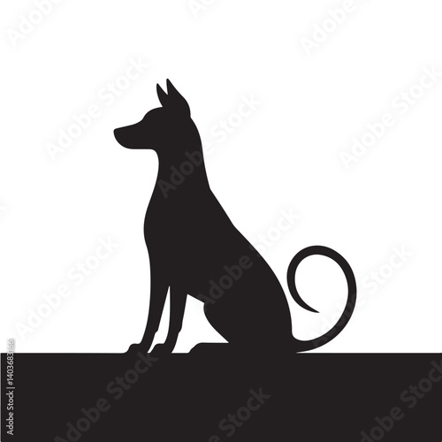 Silhouette of a Dog