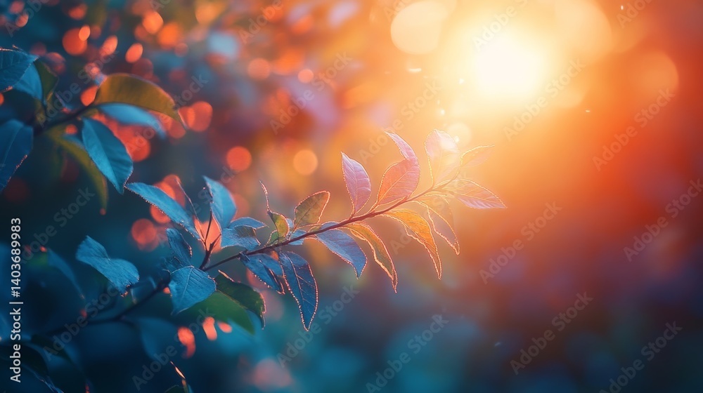 Golden Hour Serenity: Nature's Embrace at Sunset