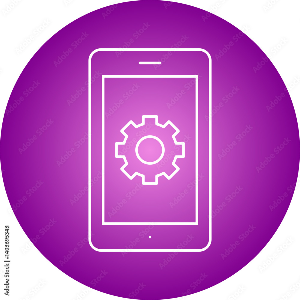 Settings icon single vector illustration Settings icon single vector illustration