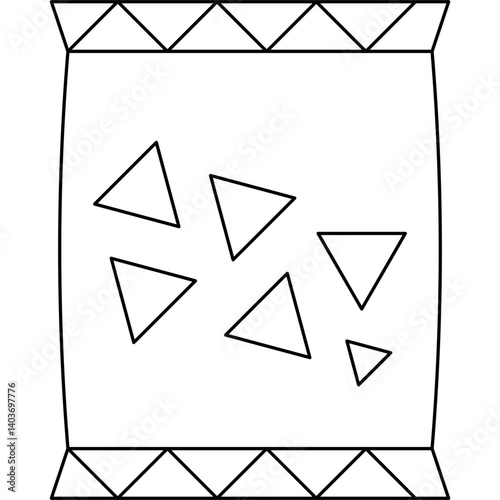 Snack icon single vector illustration