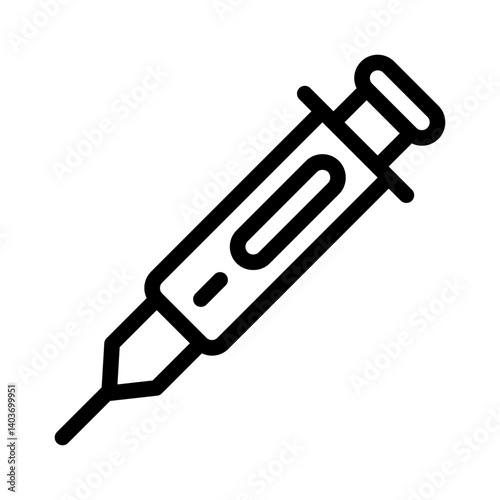 syringe line icon