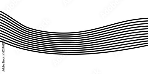  Abstract wave line for banner, wallpaper background with wave design.Abstract background with business lines.Dynamic flowing wave lines design element. Futuristic technology and sound wave pattern.