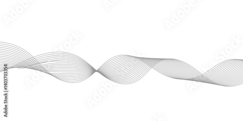  Abstract wave line for banner, wallpaper background with wave design.Abstract background with business lines.Dynamic flowing wave lines design element. Futuristic technology and sound wave pattern.