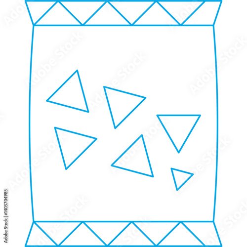 Snack icon single vector illustration