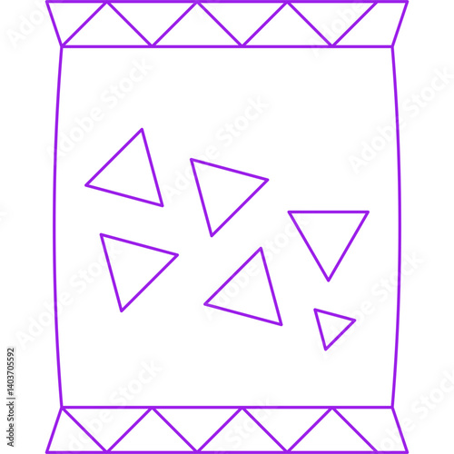 Snack icon single vector illustration