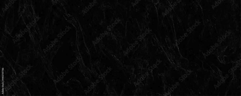 Grunge wall surface of gray textured marble design on a dark background. Abstract black and grey wall texture background. Marble texture cement dark black gray panorama plaster.