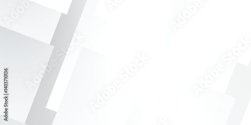 Modern Abstract Tech Background in White and Gray with Soft Light Grid Pattern, Professional Business Background with Monochrome Patterns and Tech Vibes