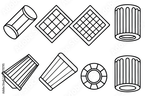 Adobe Illustrator Artworkair filter line art design for clean air