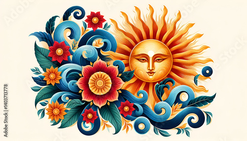 Aurudu, Sinhala and Tamil New Year Sun, Sri Lanka New Year