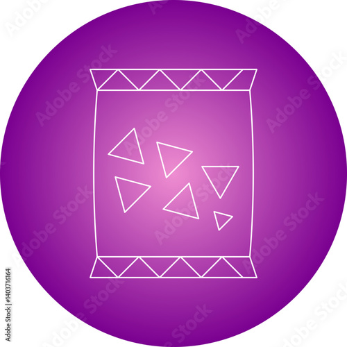 Snack icon single vector illustration