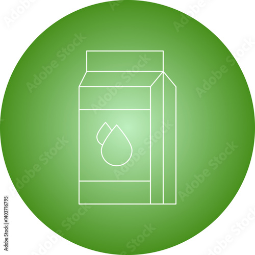 Milk Carton icon single vector illustration