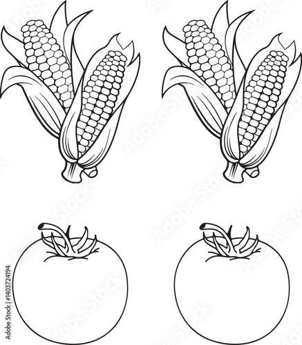 the two fruite coran and tomato file