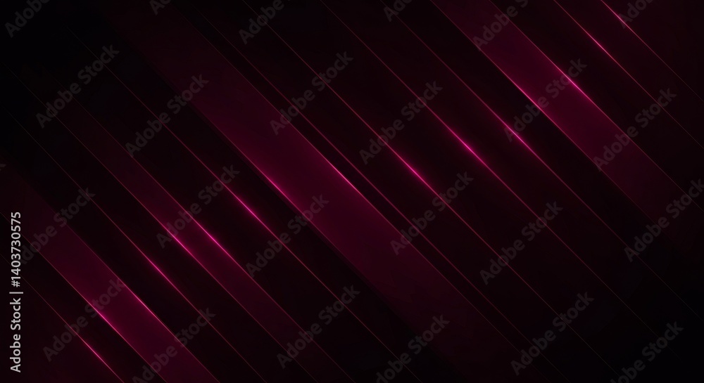 Dark diagonal lines with neon pink highlights in soft glow Dark diagonal lines with neon pink highlights in soft glow