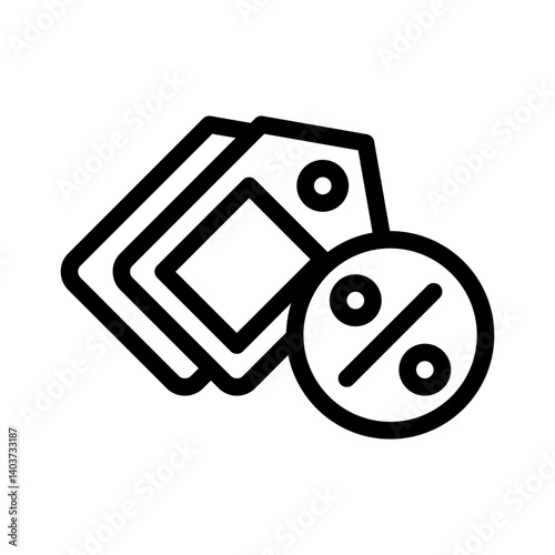 price tag line icon