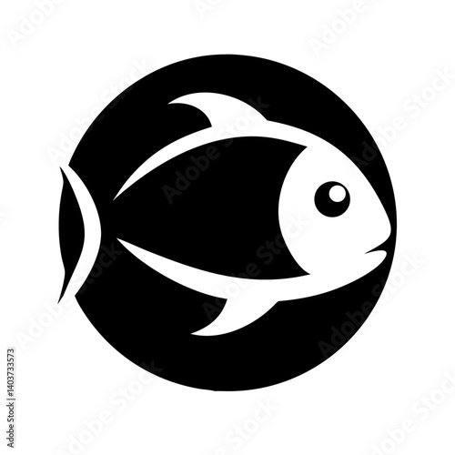 Fish icon vector illustration 